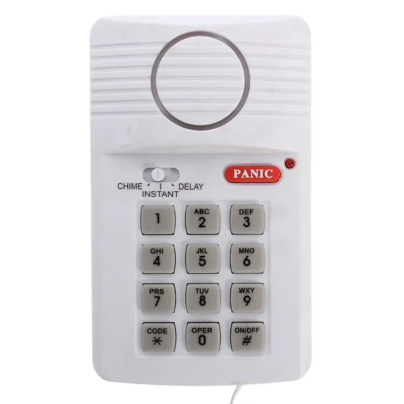 KIT ALARME RESIDENCIAL COM SENHA SISTEMA DE PROTECAO NUMERICO CASA COMERCIAL SEM FIO COM BOTAO DE PANICO MAGNETICO PARA PORTAS E JANELAS