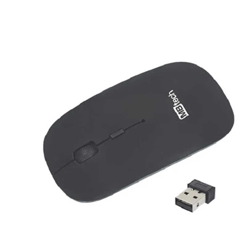 MOUSE SEM FIO PROFISSIONAL SLIM USB OPTICO 3 BOTOES LONGO ALCANCE WINDOWS MAC PRETO