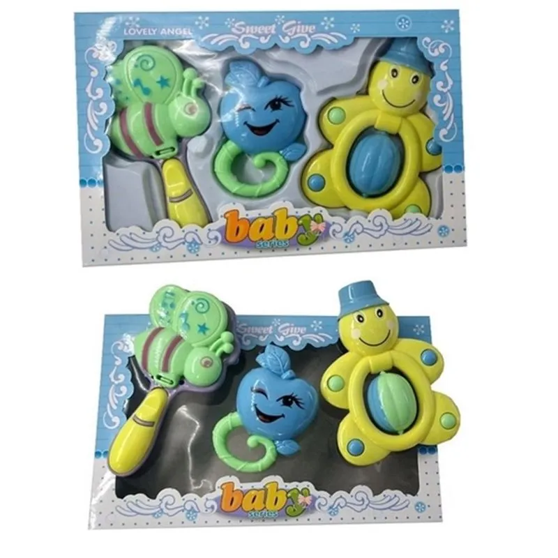 Kit Chocalhos Brinquedos Musical Para Bebe Infantil Completo Brinquedos Gira Gira Para Menina E Menino Menina