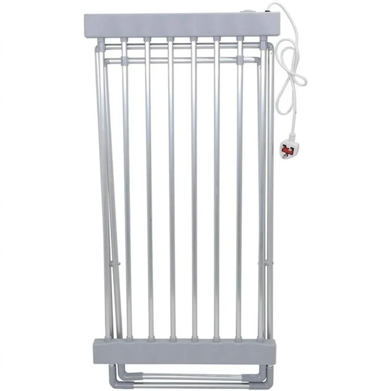 Varal De Chao Aquecido Toalheiro Quente Eletrico Aquecedor Secador De Roupas Lavanderia Barbearia Dobravel 220v Usb