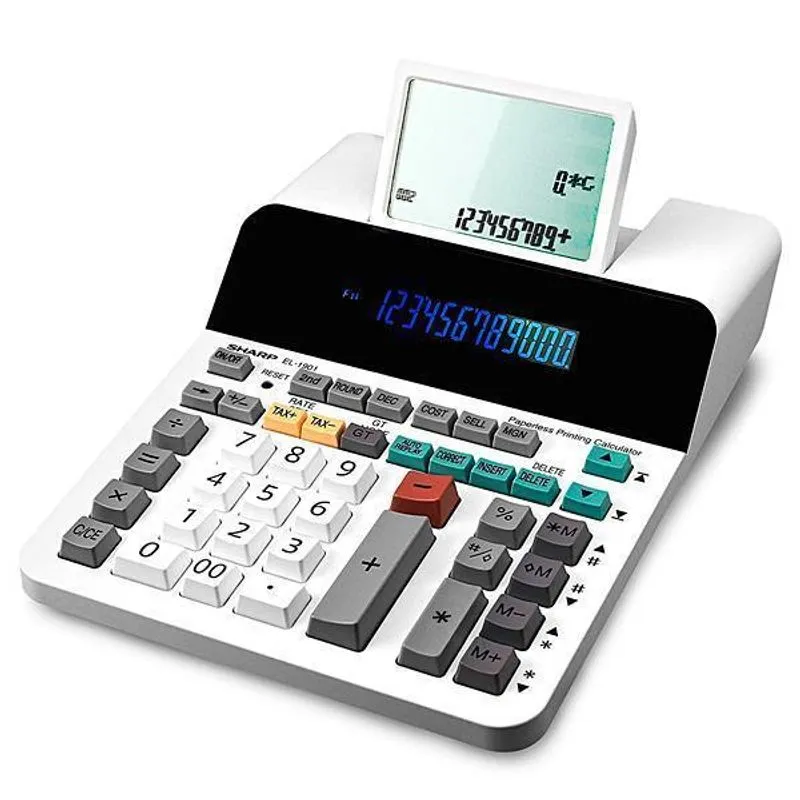 Calculadora Sharp 12 Dígitos 2 Telas 110v El-1901v