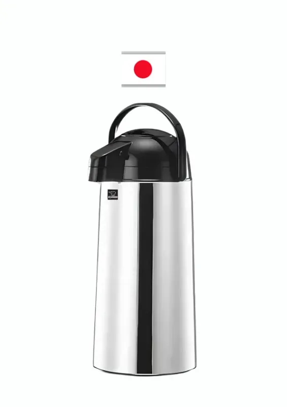 ZOJIRUSHI GARRAFA TERMICA AALB 19S ST STAINLESS 1.85L - Garrafa térmica. Origem: Japão