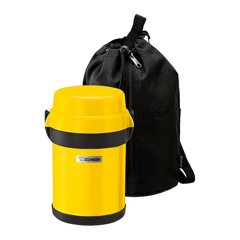 Marmita Bentô Zojirushi SLJAE14-YF 4 Potes 1,23 L Original