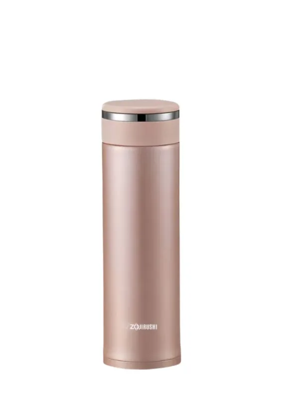 ZOJIRUSHI GARRAFA TERMICA SMJTE 46 PX PINK CHAMPAGNE 460ml - Garrafa térmica. Origem: Tailândia