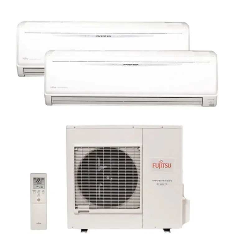 Ar Condicionado Bi Split Inverter Fujitsu 2x24000 Btus Quente/Frio 220V 1F AOBG36LBTA4