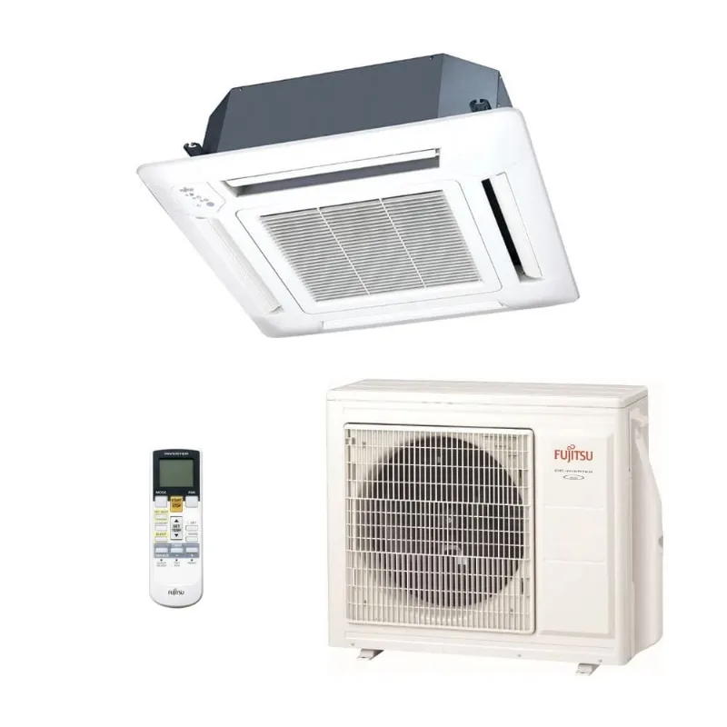 Ar-Condicionado Split Cassete 4 Vias Inverter Fujitsu 23.000 BTUs Quente/Frio 220V Monofásico