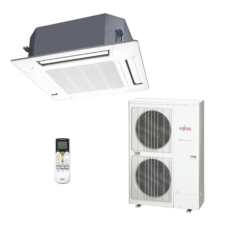 Ar-Condicionado Split Cassete 4 Vias Inverter Fujitsu 42.000 BTUs Quente/Frio 220V Monofásico