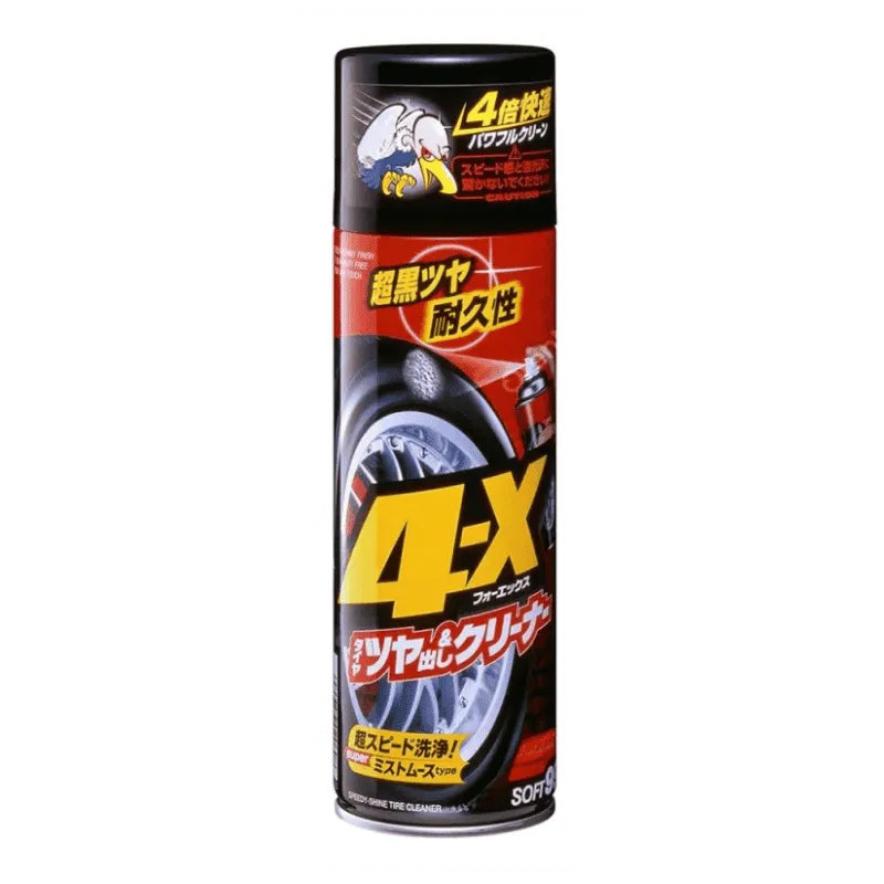 4X Speedy Shine Tire Cleaner - Limpador e Revitalizador de Pneus Soft99