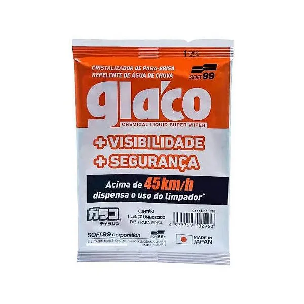 GLACO WIPE ON - GLACO LENCO APLICACAO UNICA