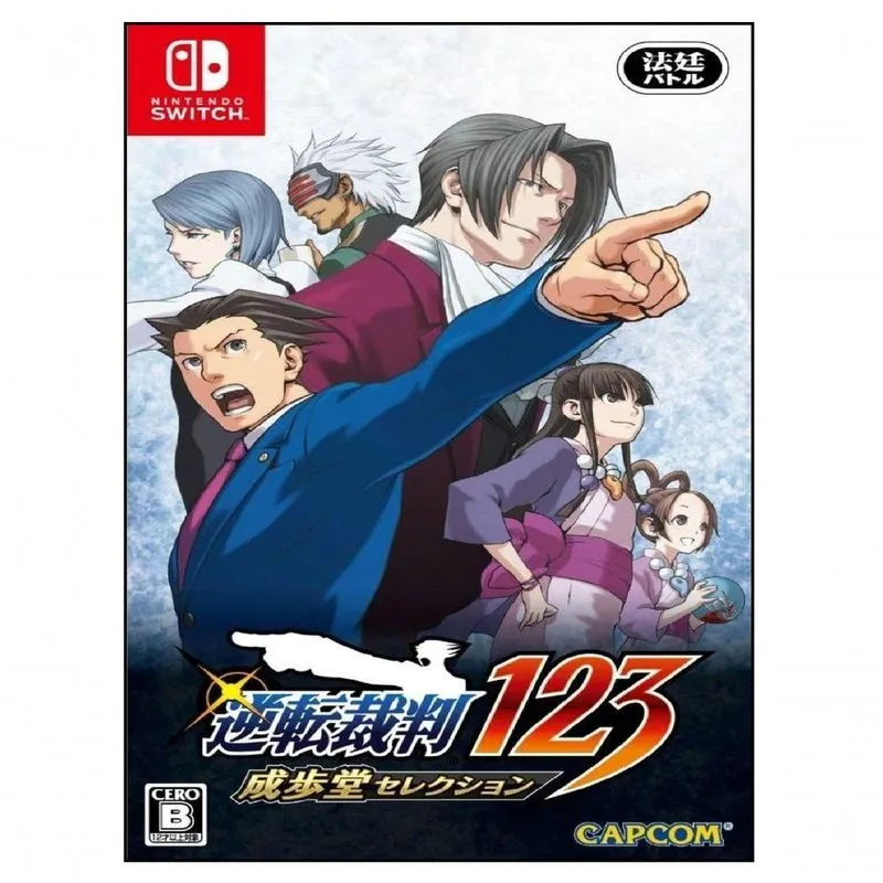 Phoenix Wright: Ace Attorney 123 (físico, Japonês) - Switch