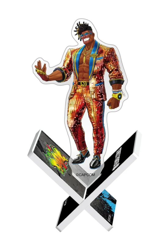 Street Fighter 6 Capcom Batten Acrylic Stand Outfit 3 Dee Jay Outfit 3
