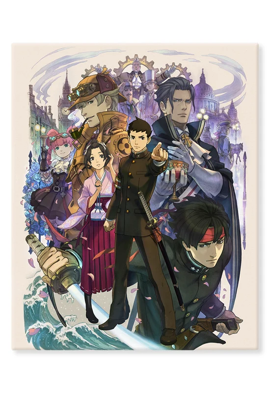 The Great Ace Attorney CAPCOM main visual CHARA FINE BOARD