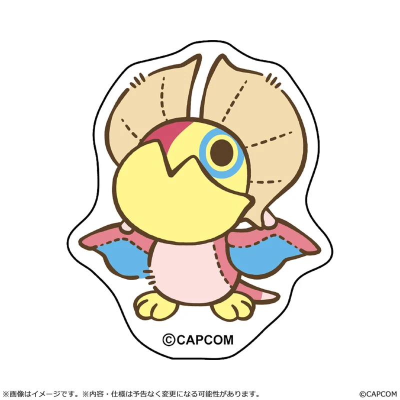 MONSTER HUNTER CAPCOM CHIBI STYLE Die-cut Sticker Yian Kut-Ku