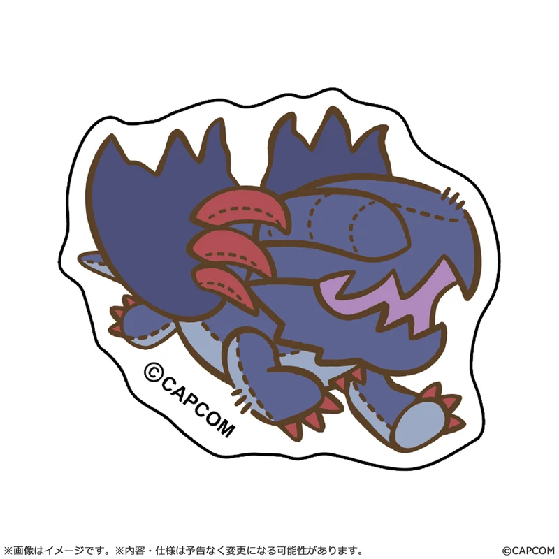 MONSTER HUNTER CAPCOM CHIBI STYLE Die-cut Sticker Gore Magala