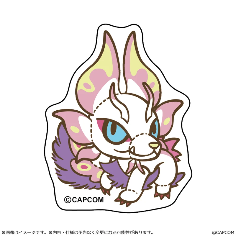 MONSTER HUNTER CAPCOM CHIBI STYLE Die-cut Sticker Mizutsune