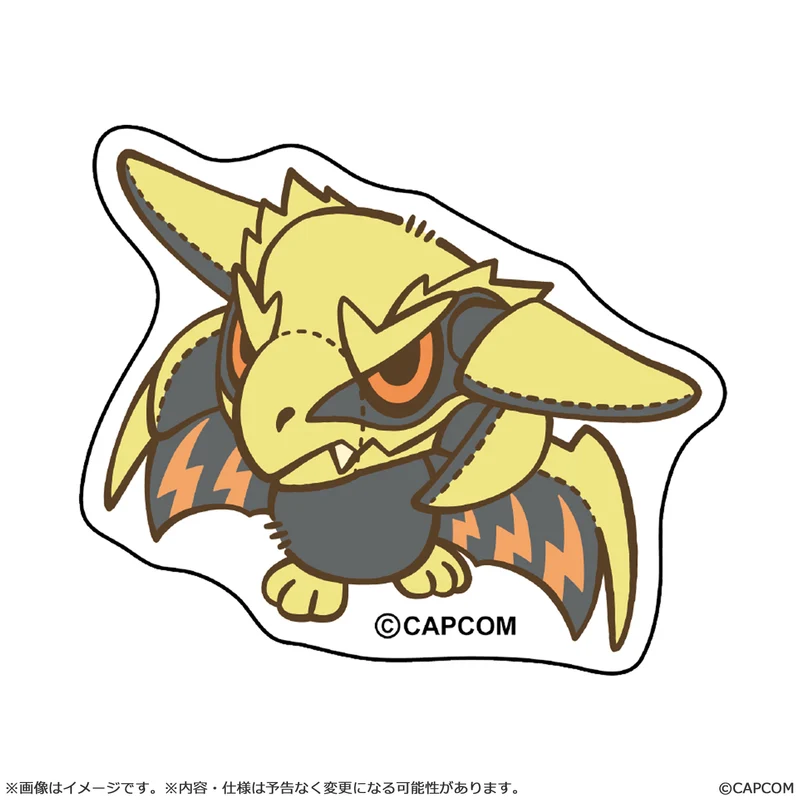 MONSTER HUNTER CAPCOM CHIBI STYLE Die-cut Sticker Rey Dau