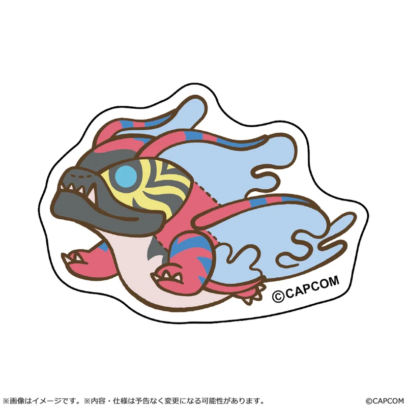 MONSTER HUNTER CAPCOM CHIBI STYLE Die-cut Sticker Uth Duna
