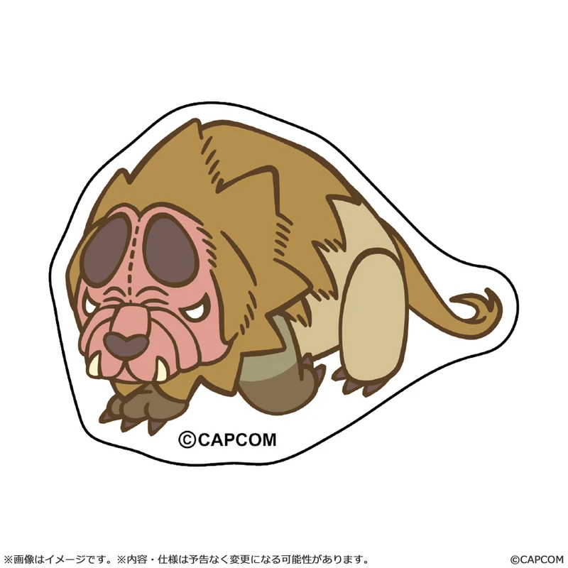 MONSTER HUNTER CAPCOM CHIBI STYLE Die-cut Sticker &nbsp;Doshaguma