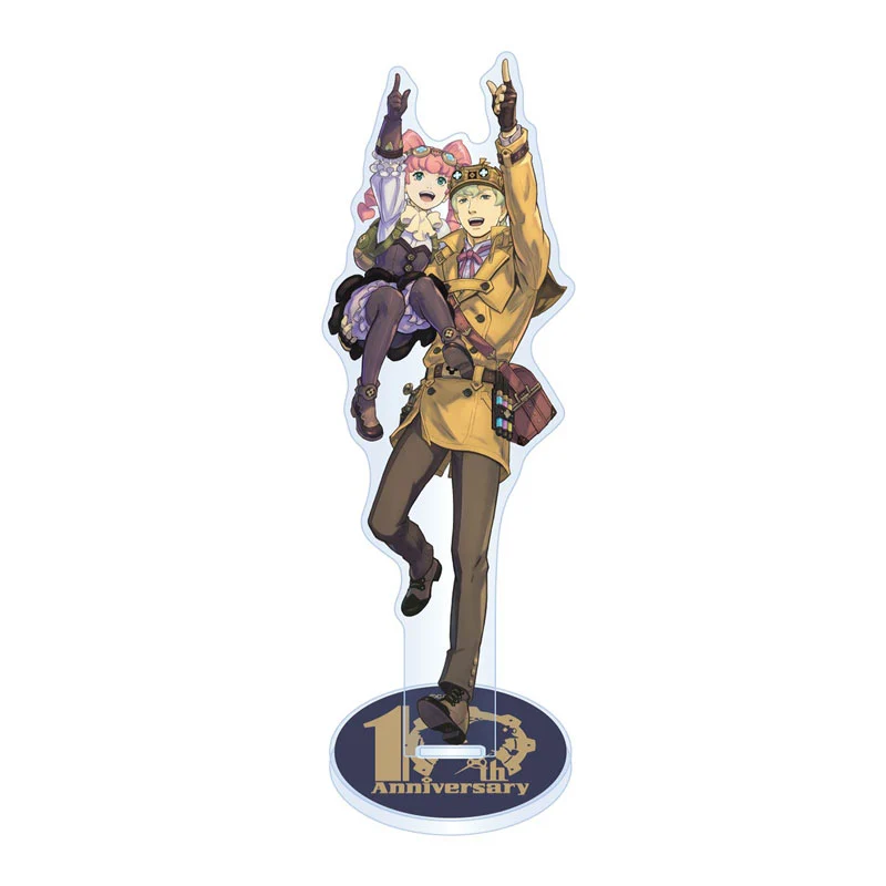 The Great Ace Attorney CAPCOM 10th anniversary acrylic stand Herlock Sholmes & Iris Wilson