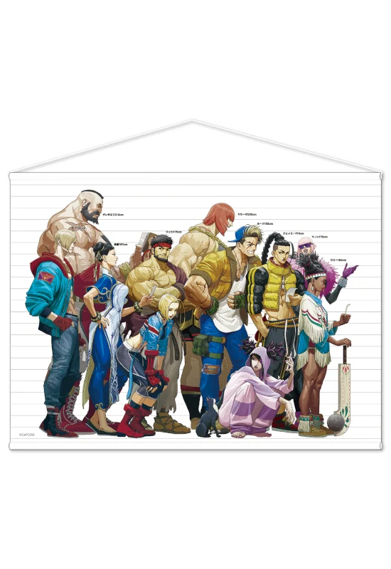 STREET FIGHTER VI CAPCOM Art Tapestry