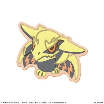 MONSTER HUNTER CAPCOM CHIBI STYLE Embroidered Sticker Rey Dau