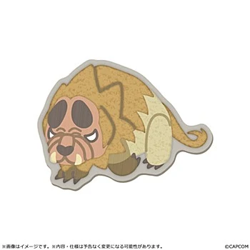 MONSTER HUNTER CAPCOM CHIBI STYLE Embroidered Sticker Doshaguma