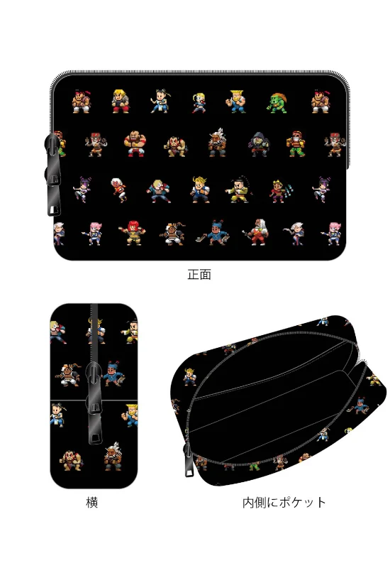 STREET FIGHTER VI CAPCOM pixel art pouch