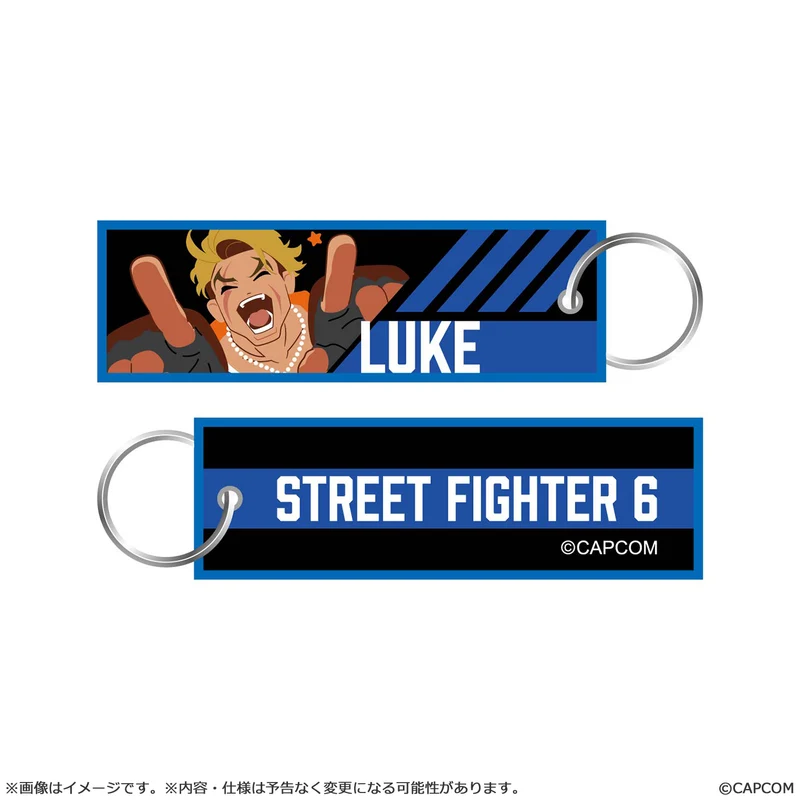 Street Fighter 6 CAPCOM Flight Tag Keychain LUKE