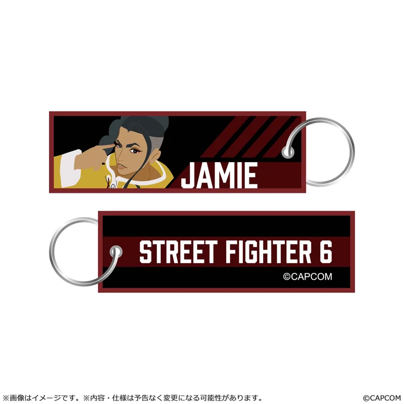 Street Fighter 6 CAPCOM Flight Tag Keychain JAMIE