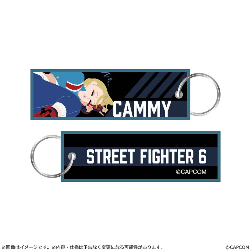 Street Fighter 6 CAPCOM Flight Tag Keychain CAMMY