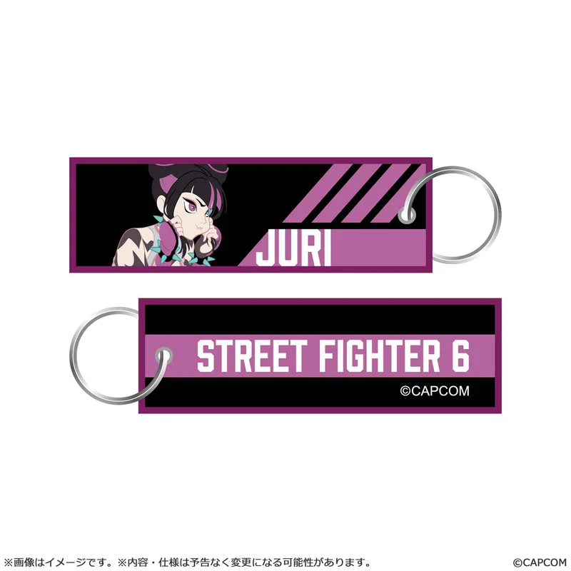 Street Fighter 6 CAPCOM Flight Tag Keychain JURI
