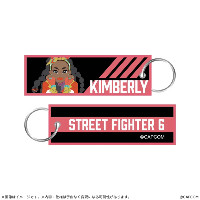 Street Fighter 6 CAPCOM Flight Tag Keychain KIMBERLY
