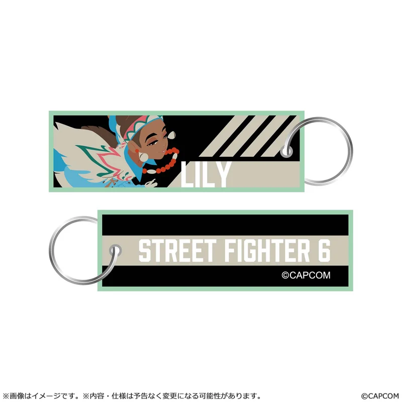 Street Fighter 6 CAPCOM Flight Tag Keychain LILY
