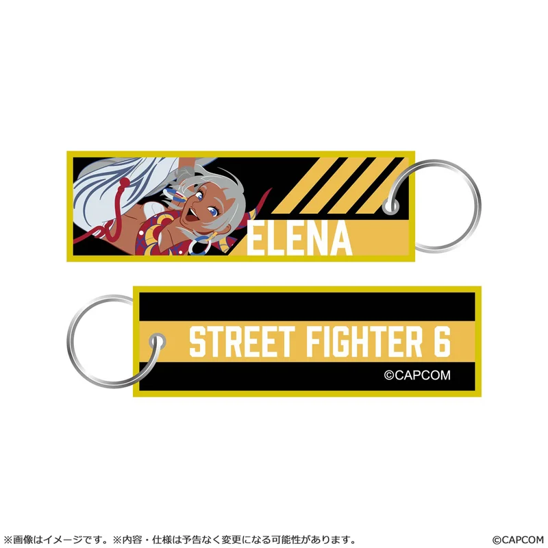 Street Fighter 6 CAPCOM Flight Tag Keychain ELENA