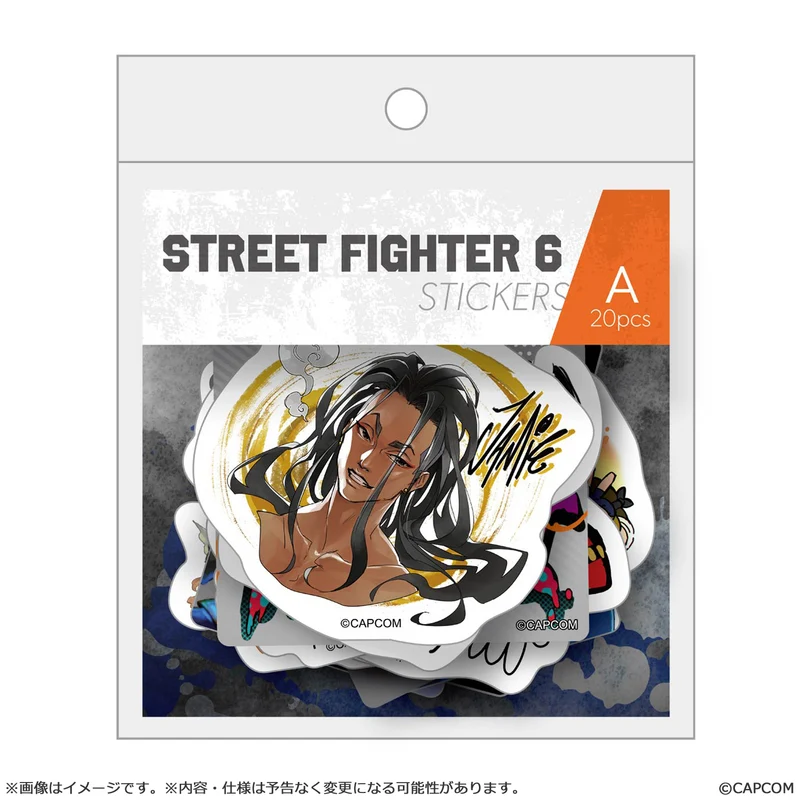 STREET FIGHTER VI CAPCOM die-cut stickers A Set