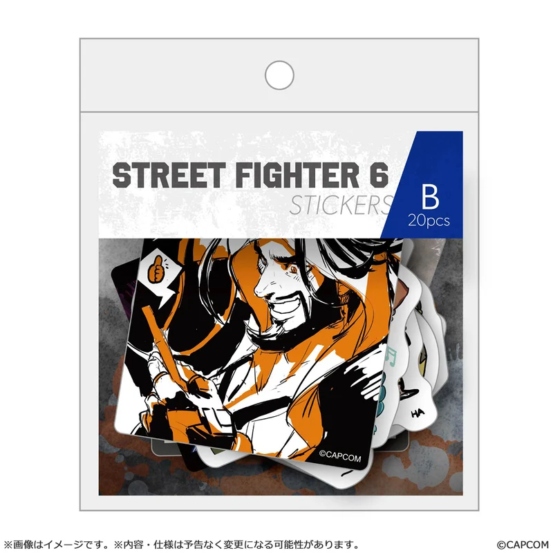 STREET FIGHTER VI CAPCOM die-cut stickers B Set