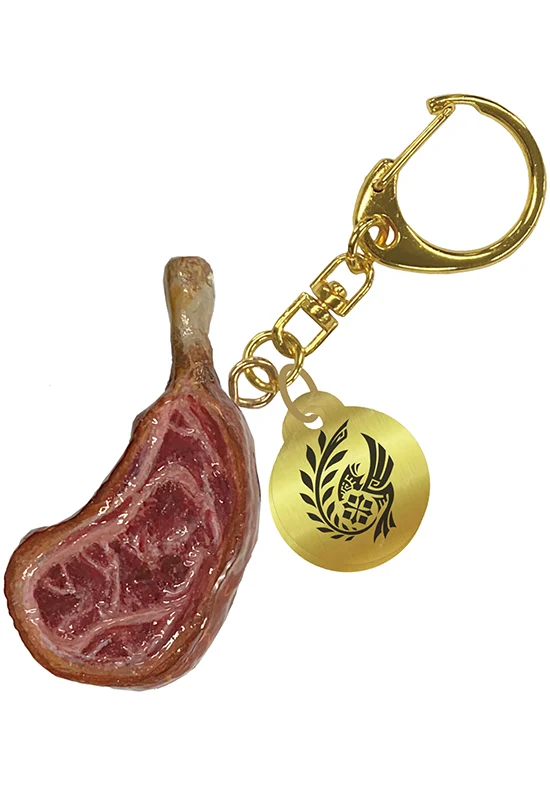 MONSTER HUNTER WILDS CAPCOM Well-done Steak Keychain