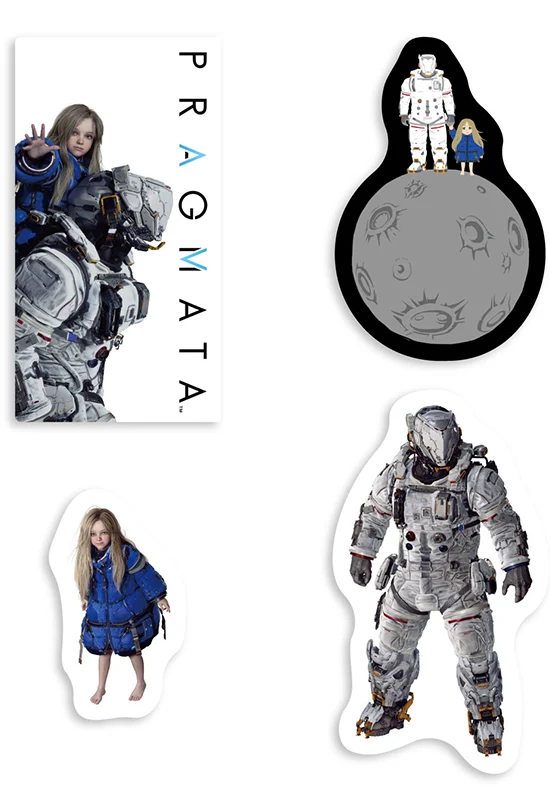 Pragmata Capcom Sticker Set (Resale)
