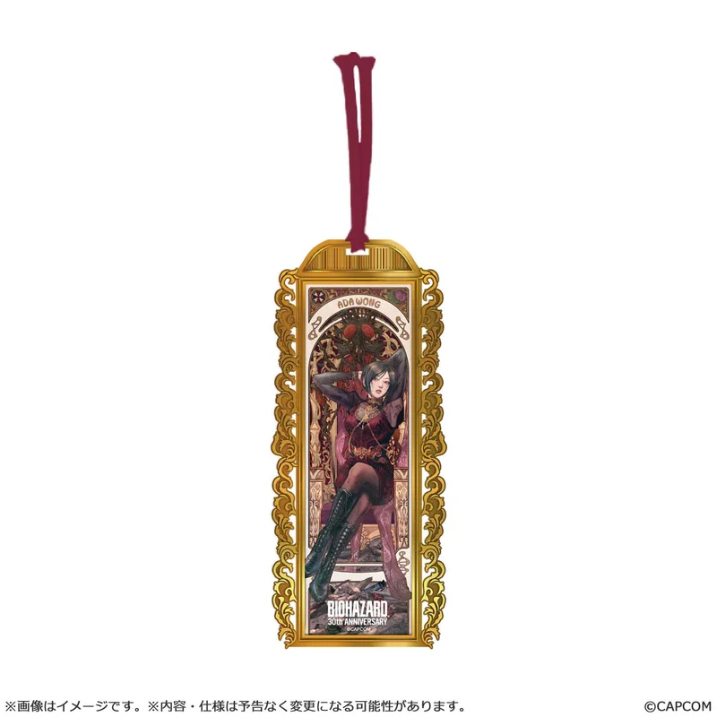 Resident Evil Capcom 30th Anniversary Main Art Metal Book Marker (Resale) Ada