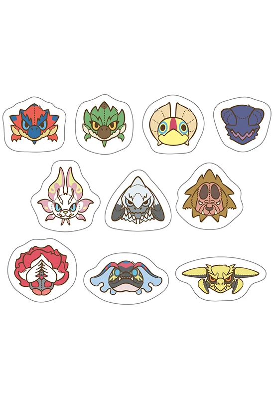 MONSTER HUNTER CAPCOM CHIBI STYLE Die-Cut Masking Tape