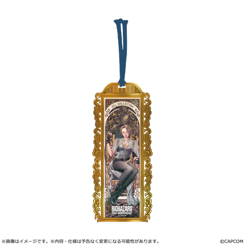 Resident Evil Capcom 30th Anniversary Main Art Metal Book Marker (Resale) Jill
