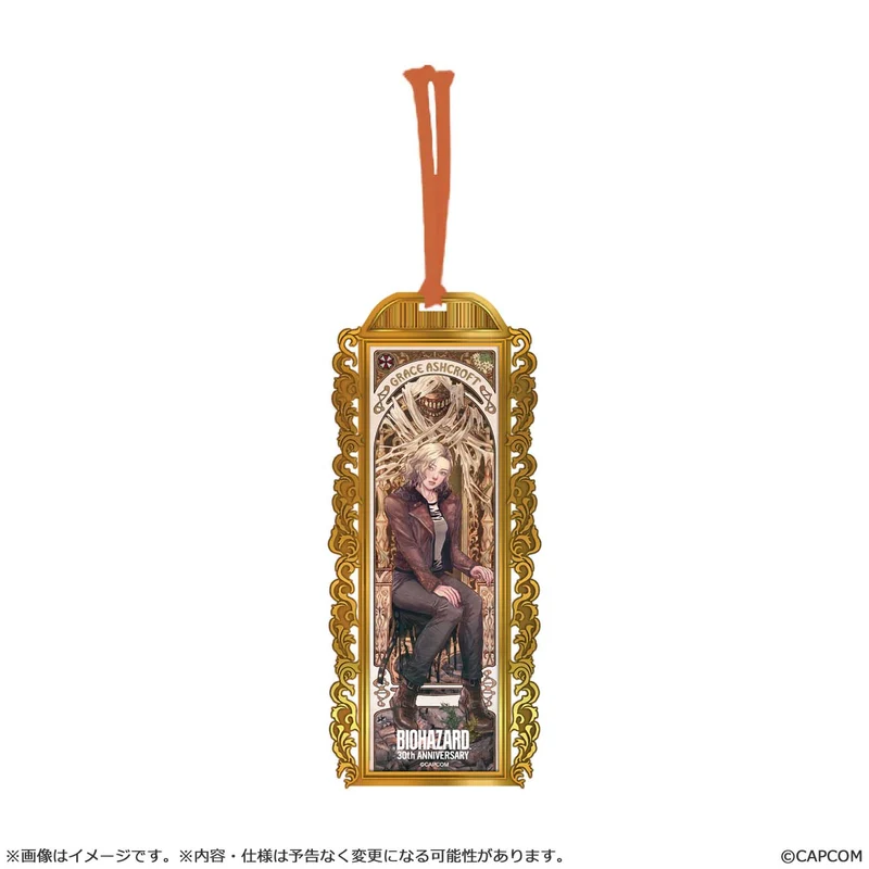 Resident Evil Capcom 30th Anniversary Main Art Metal Book Marker (Resale) Grace