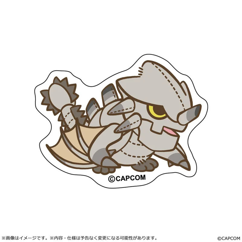 MONSTER HUNTER CAPCOM CHIBI STYLE Die-cut Sticker Gravios