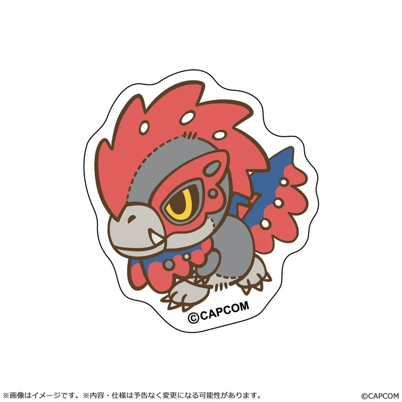MONSTER HUNTER CAPCOM CHIBI STYLE Die-cut Sticker Quematrice