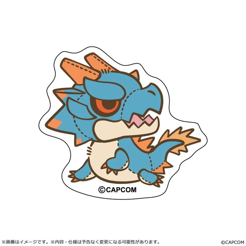 MONSTER HUNTER CAPCOM CHIBI STYLE Die-cut Sticker Lagiacrus