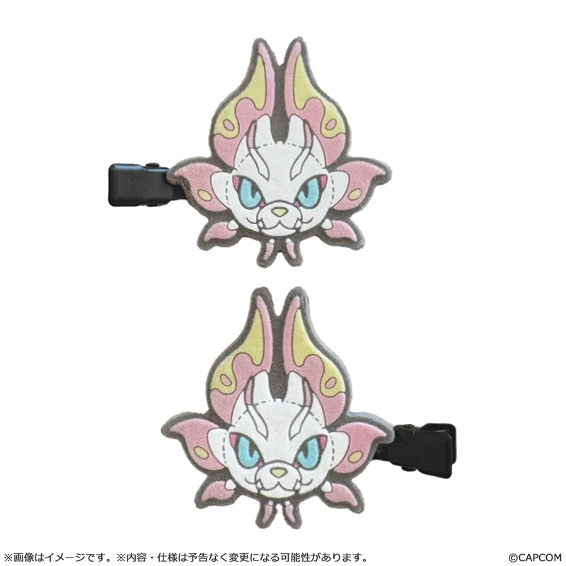 MONSTER HUNTER CAPCOM CHIBI STYLE Flocked Hair Clip Mizutsune