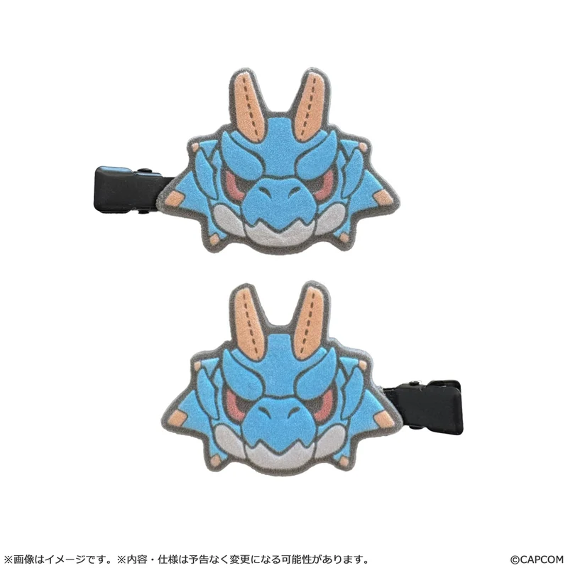 MONSTER HUNTER CAPCOM CHIBI STYLE Flocked Hair Clip Lagiacrus