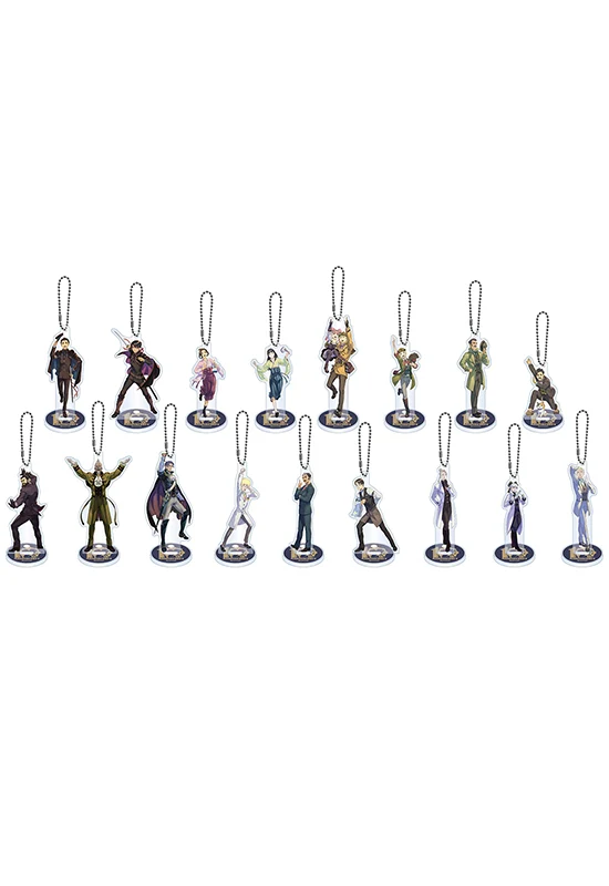 The Great Ace Attorney Capcom -10th Anniversary Banka no Utage- Acrylic Stand Key Chain Collection 1 Random