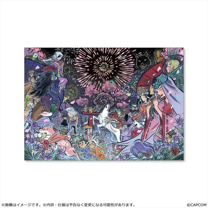 Capcom 20th Anniversary Reproduction Art B2 Poster 20.3 x 28.3