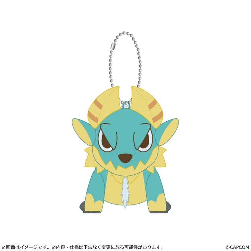 Monster Hunter Capcom MonDefo Mascot Key Chain Zinogre